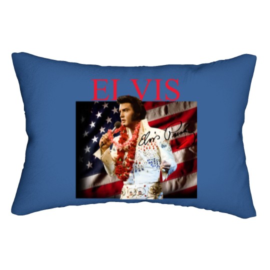 Discover Elvis Presley Signature Cotton T- Lumbar Pillows Gift Unisex All Size S to 2345XL