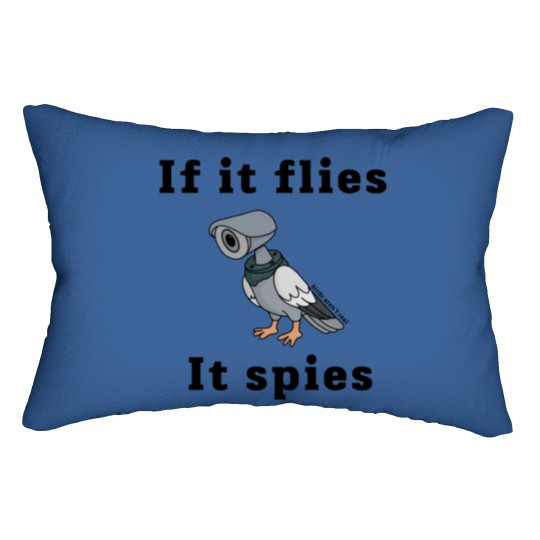 Discover if it flies, it spies Lumbar Pillows