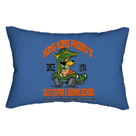 Discover Hong Kong Phooey's Auto Repair _amp_ Driving School Lumbar Pillows