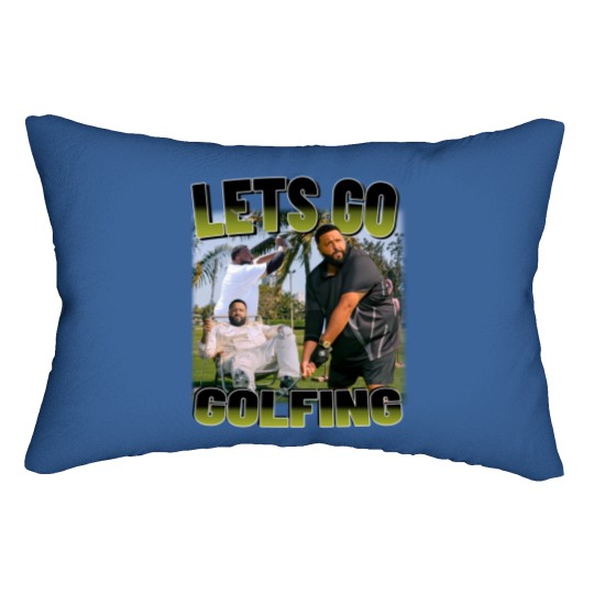 Discover DJ Khaled God Did Lumbar Pillow - Golfing Edition