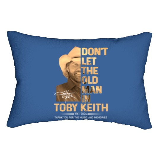 Discover Toby Keith memory black Lumbar Pillows