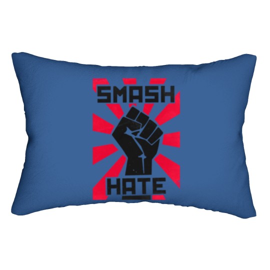Discover Smash Hate Classic Lumbar Pillows