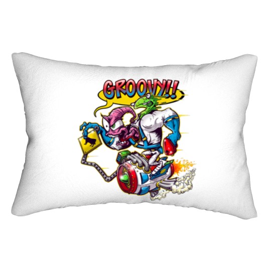 Discover Worm Fink - Earthworm Jim - Lumbar Pillows