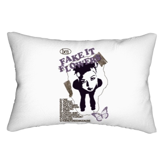Discover Beabadoobee Vintage Lumbar Pillows, Beabadoobee Album Lumbar Pillows