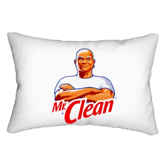 Discover Mr Clean Logo Cleaning Product Fan Lumbar Pillows