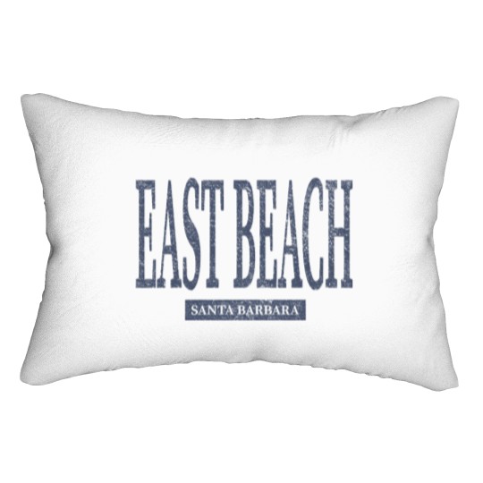 Discover East Beach Lumbar Pillows, Womens Santa Barbara California Crewneck, Unisex California Beach Pullover Lumbar Pillows