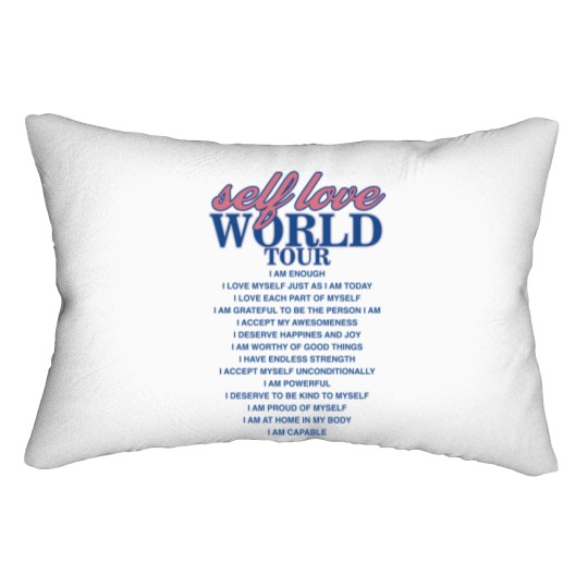 Discover Trendy Self Love Oversized Lumbar Pillow