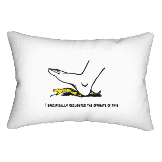 Discover I specifically requested the opposite of this - Dont tread on me parody Gadsden flag with snek Lumbar Pillows