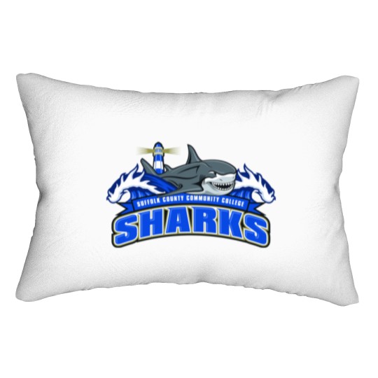 Discover Suffolk Community College Sharks Lumbar Pillows