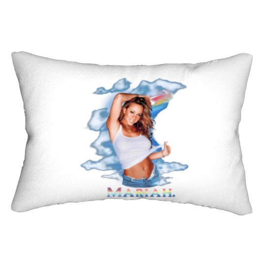 Discover Vintage 2000 Mariah Carey The Rainbow World Tour Lumbar Pillows