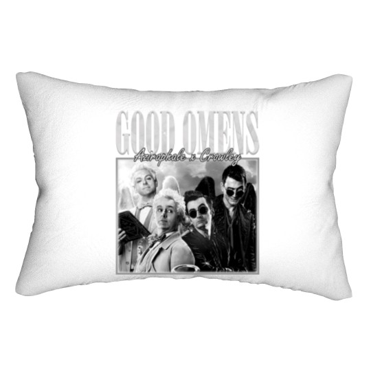 Discover Good Omens Movie Lumbar Pillows, Aziraphale 2023 Movie Bootleg Lumbar Pillows