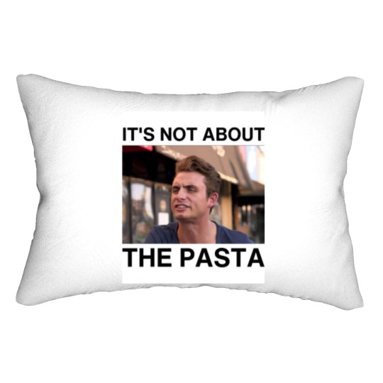 Discover James Kennedy It's Not About the Pasta Lumbar Pillows