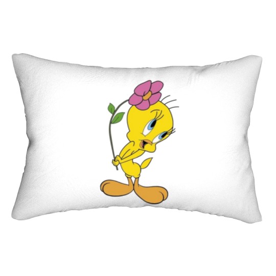 Discover pretty tweety bird Lumbar Pillows