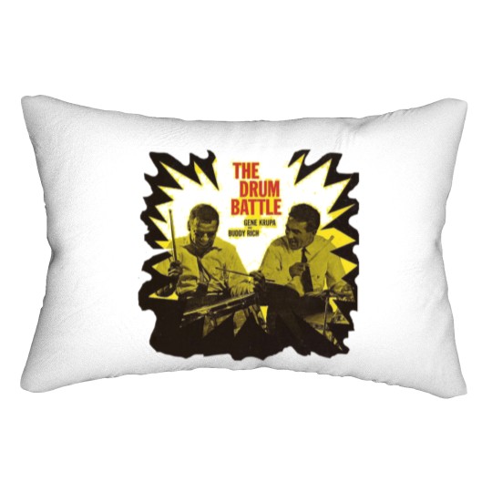 Discover Buddy Rich  Gene Krupa Drum Battle Lumbar Pillows