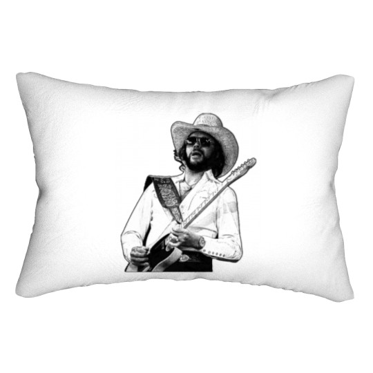 Discover Hank Williams jr. Retro - Hank Williams Jr - Lumbar Pillows