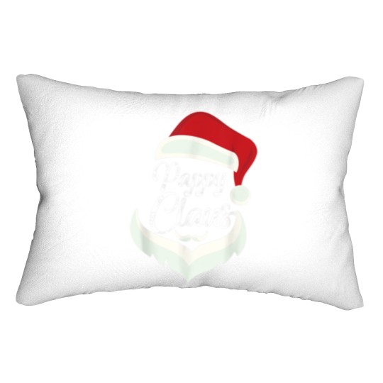 Discover Pappy Claus Christmas Pajamas Santa Costume Lumbar Pillows