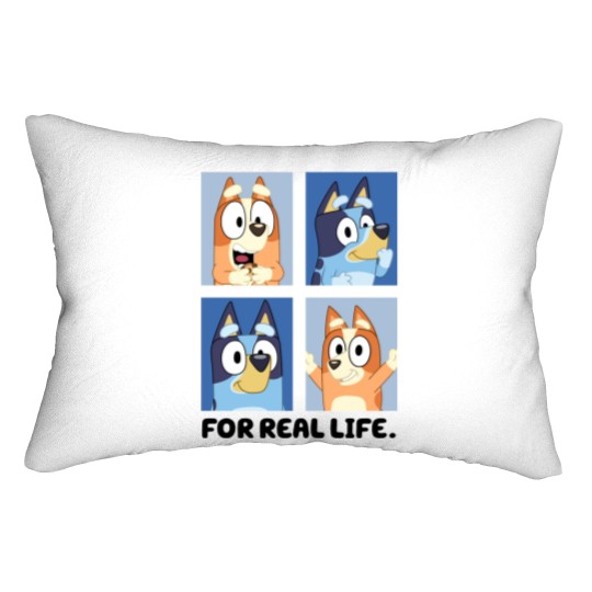 Discover BlueyDad For A Real Life Lumbar Pillows | BlueyDad And Bingo Lumbar Pillows