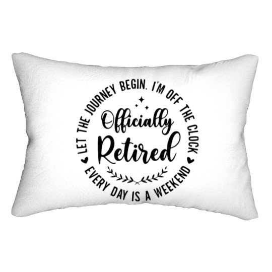 Discover Officially Retired 2024 Funny Lumbar Pillow