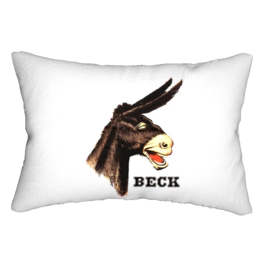 Discover Stylish Beck Donkey Adult M Medium Lumbar Pillows - Pop, Americana, Alternative Music