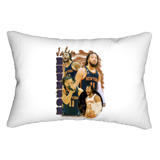 Discover Jalen Brunson Lumbar Pillows, Basketball Lumbar Pillows