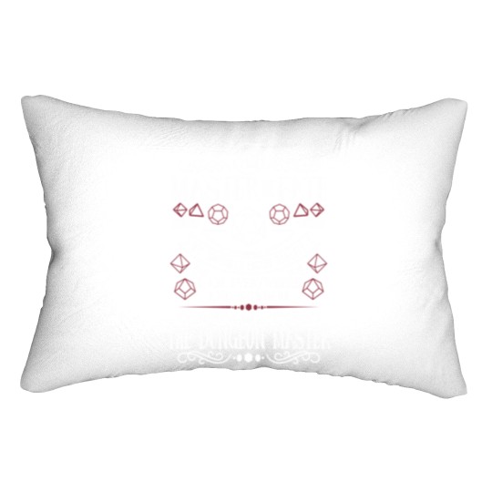 Discover Dungeon Master (Black) Lumbar Pillows