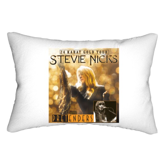 Discover Stevie Nicks 24 Karat Gold Tour Dates Pretenders Lumbar Pillows