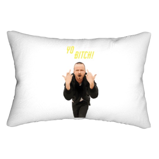 Discover Yo Bitch! - Breaking Bad Jesse Pinkman Bad Men Lumbar Pillows