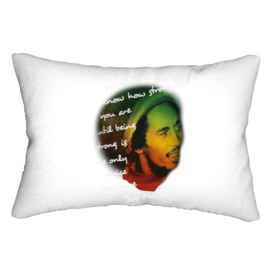 Discover Bob Marley Lumbar Pillows