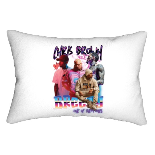 Discover Chris Brown 2024 Concert Breezy Lumbar Pillow