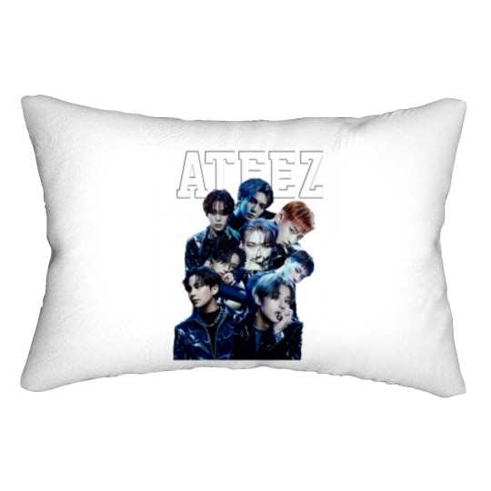 Discover Ateez Vintage Lumbar Pillows, Ateez Lumbar Pillows,Ateez Break The Wall Lumbar Pillows