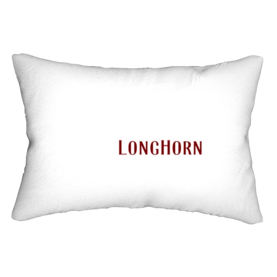 Discover Longhorn New York Steakhouse Restaurant Food Logo Cool Lumbar Pillows