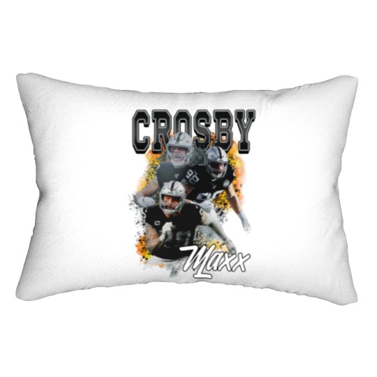 Discover Maxx Crosby Unisex Vintage Lumbar Pillows, Vintage Maxx Crosby