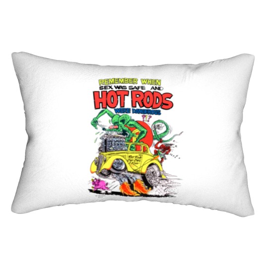 Discover Rare Vintage 1991s Rat Fink Hot Rods ROTH Lumbar Pillows