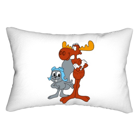 Discover Rocky and Bullwinkle Lumbar Pillows