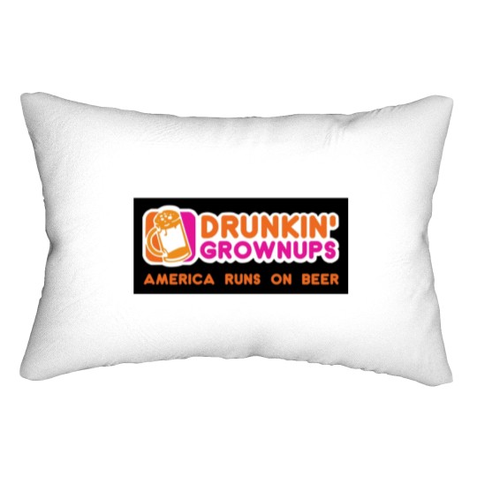 Discover Drunkin Grownups America Version Lumbar Pillows