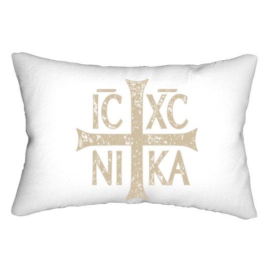 Discover Ic Xc Ni Ka Christogram Cross Orthodox Christian Coffee Then Lumbar Pillows