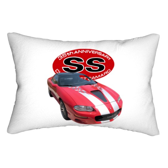Discover camaro 2002 35th anniversary Lumbar Pillows