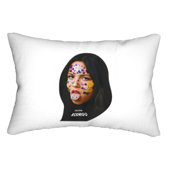 Discover Olivia Rodrigo Stick Face Vintage Lumbar Pillows
