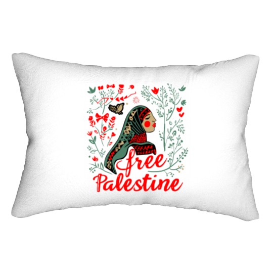 Discover Free Palestine Unisex Lumbar Pillows