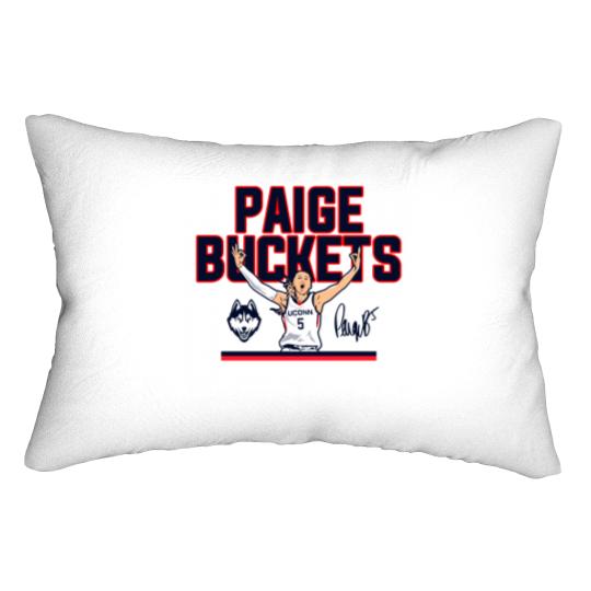 Discover Paige Bueckers Buckets Unisex Lumbar Pillows, Basketball Player irt