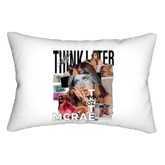 Discover Tate Mcrae Lumbar Pillows, Think Later World Tour 2024