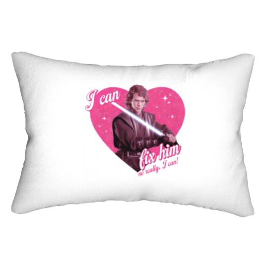 Discover I Can Fix Him (No Really I Can) Anakin Lumbar Pillows, Skywalker Lumbar Pillows