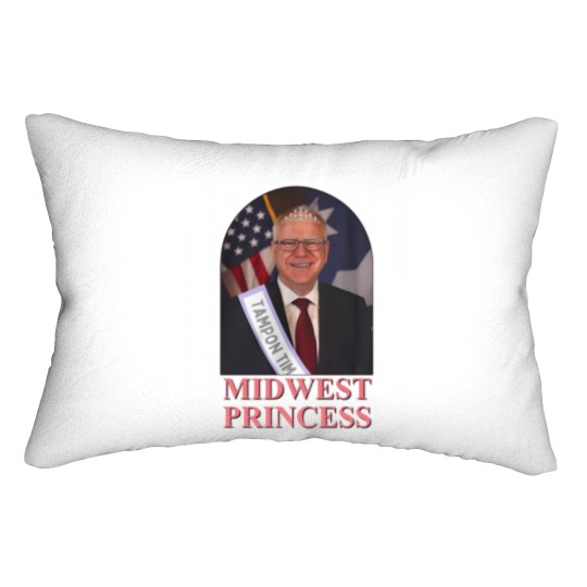 Discover Midwest Princes Tampon Tim Walz Lumbar Pillows, Chappel Roan Lumbar Pillows