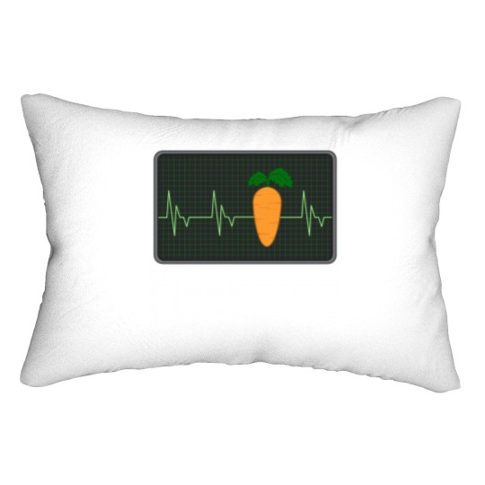 Discover Carrot Hearbeat Cool Carrot Design Lumbar Pillows