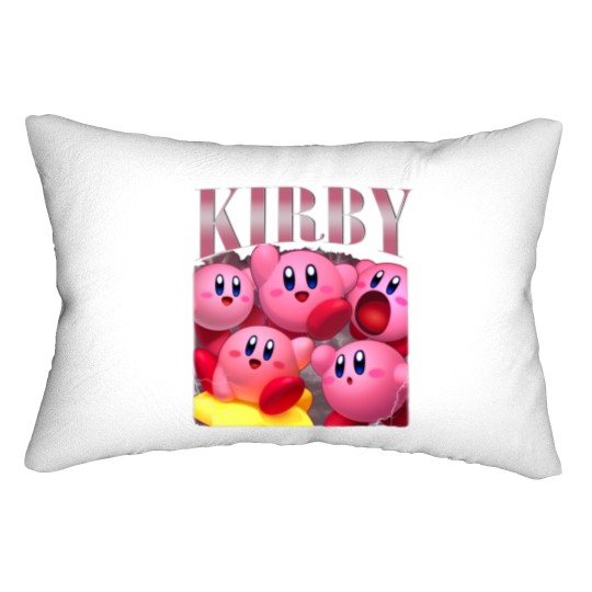 Discover Vintage Kirby Lumbar Pillow - Funny and Cute Design