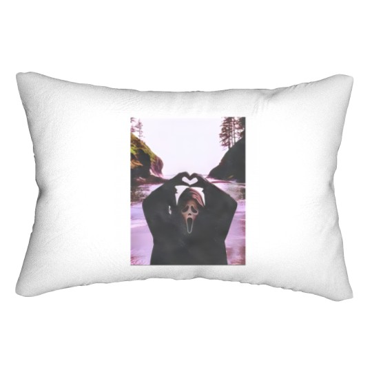 Discover Scream Halloween Heart Hands Lumbar Pillows