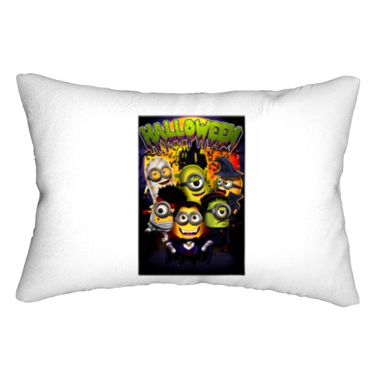 Discover Unisex Halloween Minions Jersey Short Sleeve Lumbar Pillows