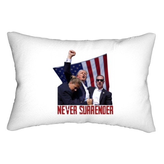 Discover Trump Shot Lumbar Pillows - Pennsylvania Rally 2024