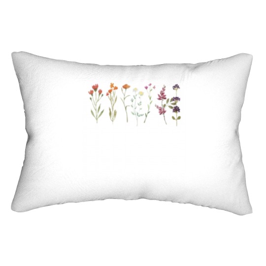 Discover SUBTLE LESBIAN PRIDE Lumbar Pillows, Lesbian Wildflowers