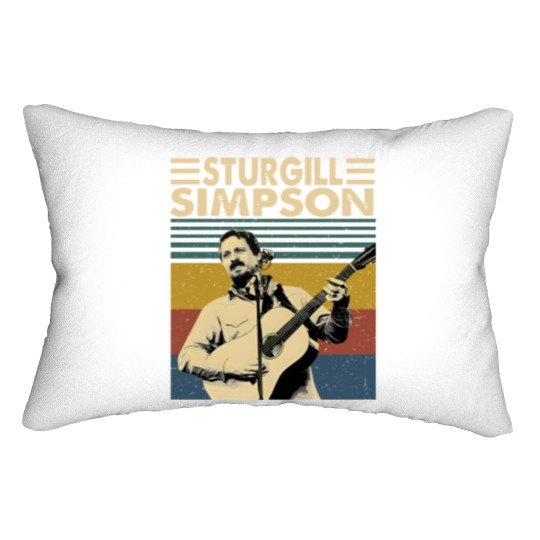 Discover Sturgill Simpson Retro Vintage Unisex Lumbar Pillows, Sturgill Simpson Music Lumbar Pillows
